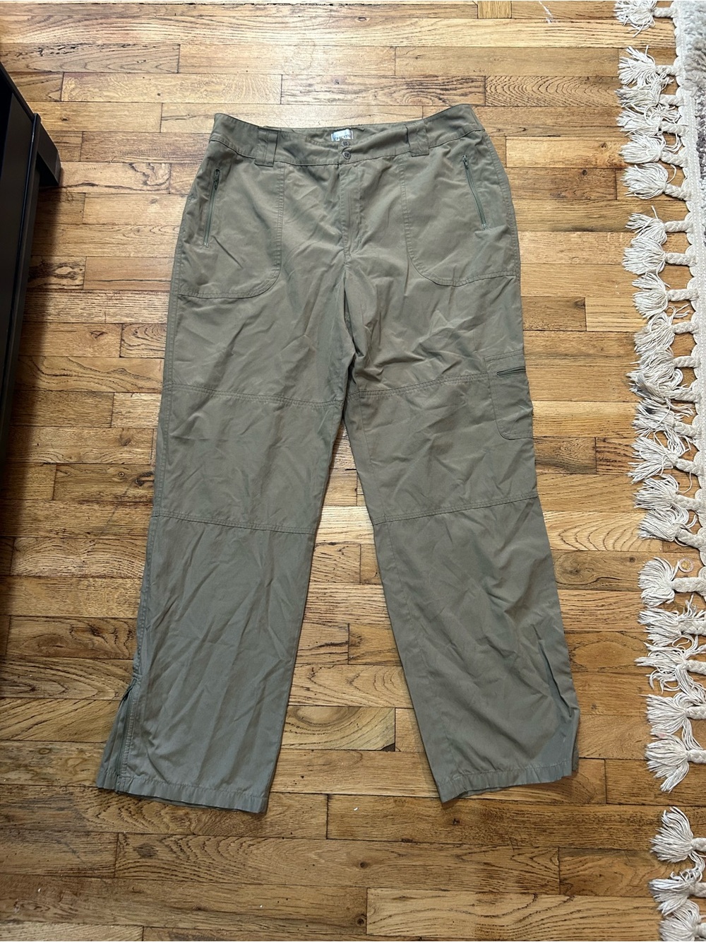 Chico's Tan Utility Cargo Pants